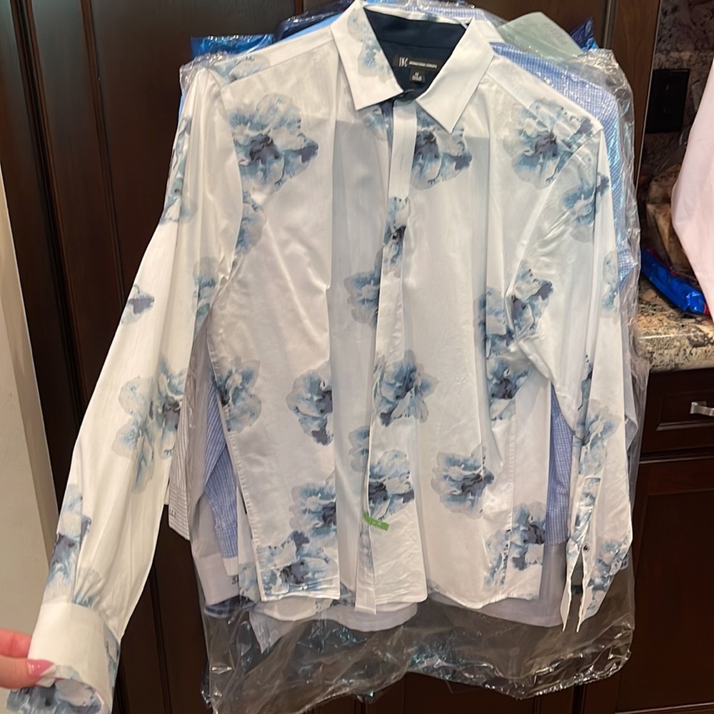 INC men’s shirt, medium, only worn once & dry cleaned! Excellent condition!